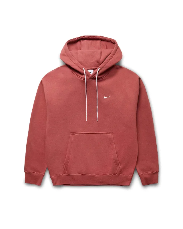 Solo Swoosh Hooded Sweatshirt - Canyon Rust / White Hoodie with Gradient Ombre Colorful Solo Swoosh Hooded Sweatshirt - Canyon Rust / White Hoodie with Gradient Ombre Colorful