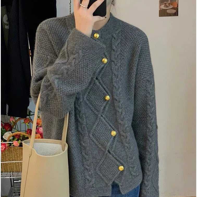 2024 Spring office lady style woman new arrival crew neck long sleeve coat elegant sweater cardigan Machine Wash Dry Clean Hand Wash 2024 Spring office lady style woman new arrival crew neck long sleeve coat elegant sweater cardigan Machine Wash Dry Clean Hand Wash