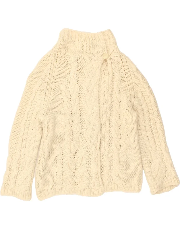 STEFANEL Womens Cardigan Sweater UK 16 Large Beige Wool Wool Cardigan Cotton Cardigan Cashmere Cardigan STEFANEL Womens Cardigan Sweater UK 16 Large Beige Wool Wool Cardigan Cotton Cardigan Cashmere Cardigan