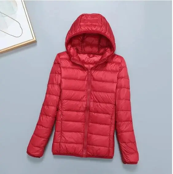 red hooded