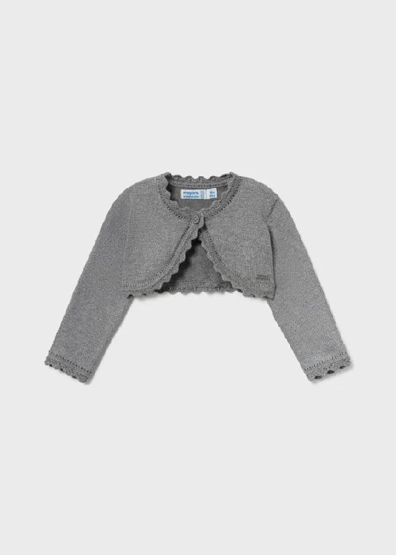 308 Mayoral Girls Basic Knit Cardigan, Grey Chenille Fabric Brocade Fabric Lace Fabric 308 Mayoral Girls Basic Knit Cardigan, Grey Chenille Fabric Brocade Fabric Lace Fabric