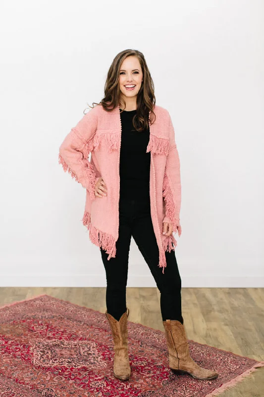 Felicita Fringe Cardigan in Ethiopian Cotton Nylon Fabric Polyester Fabric Spandex Fabric Felicita Fringe Cardigan in Ethiopian Cotton Nylon Fabric Polyester Fabric Spandex Fabric