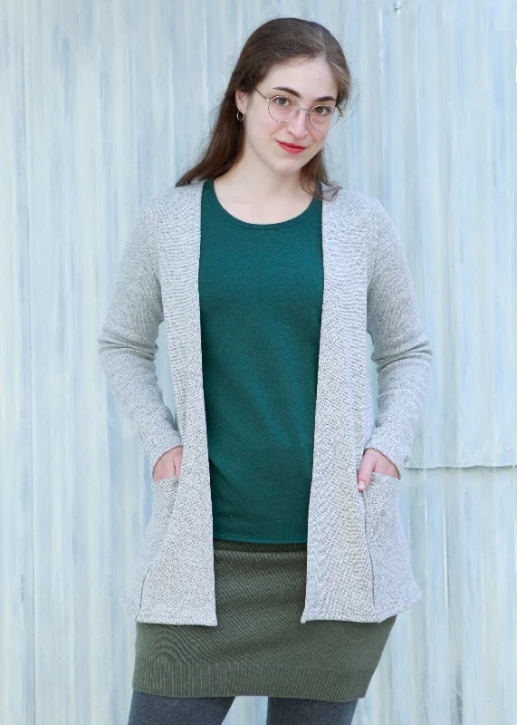 Silver Quinn Cardigan Plaid Cardigan Polka Dot Checkered