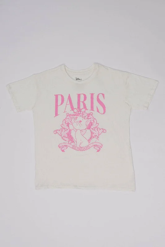 Marie Paris The Aristocats Graphic Relaxed Tee Sequined Glittery Shiny