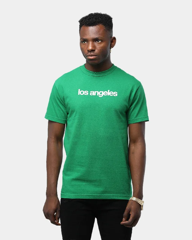 Anti Social Social Club Los Angeles Green Tee Green Collared T-Shirt Boat Neck A-Line Anti Social Social Club Los Angeles Green Tee Green Collared T-Shirt Boat Neck A-Line