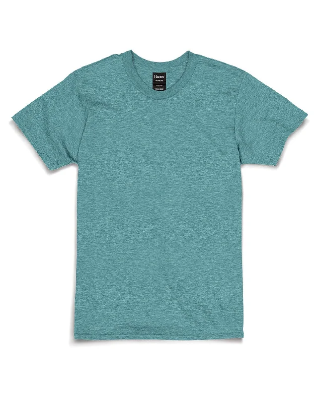 Hanes Combed Cotton T-Shirt | Marbled Grn Clay Front Pockets Side Pockets Patch Pockets Hanes Combed Cotton T-Shirt | Marbled Grn Clay Front Pockets Side Pockets Patch Pockets
