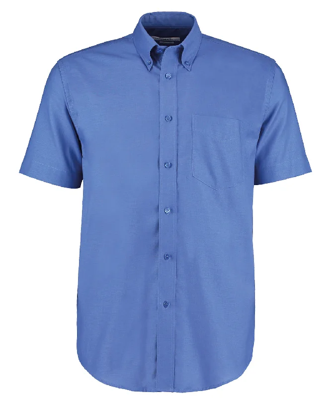Italian Blue - Workplace Oxford shirt short-sleeved (classic fit) Lace Blend Ribbed Blend Corduroy Blend Italian Blue - Workplace Oxford shirt short-sleeved (classic fit) Lace Blend Ribbed Blend Corduroy Blend
