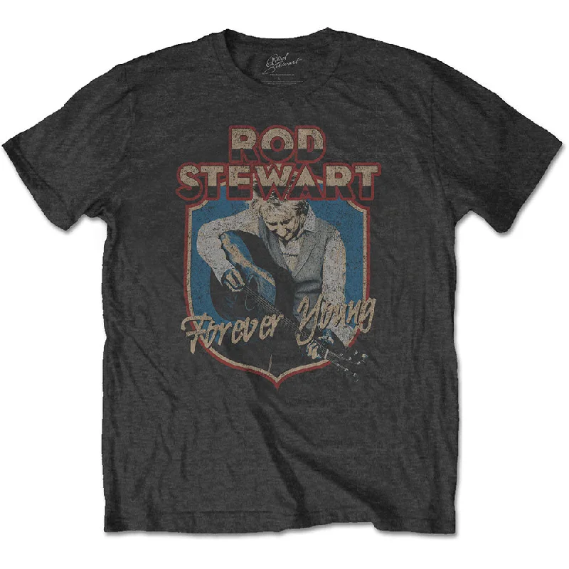 SALE | Rod Stewart | Official Band T-shirt | Forever Crest Hooded Caped Shawl Collar SALE | Rod Stewart | Official Band T-shirt | Forever Crest Hooded Caped Shawl Collar