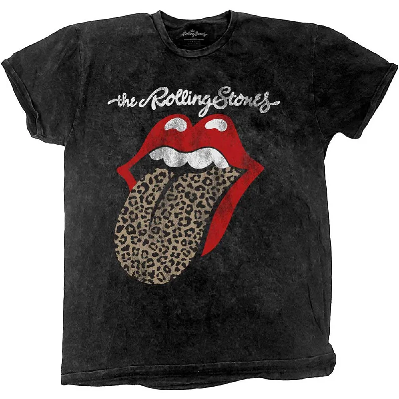 SALE | The Rolling Stones | Official Band T-shirt | Leopard Tongue (Acid Wash) Machine Wash Dry Clean Hand Wash SALE | The Rolling Stones | Official Band T-shirt | Leopard Tongue (Acid Wash) Machine Wash Dry Clean Hand Wash