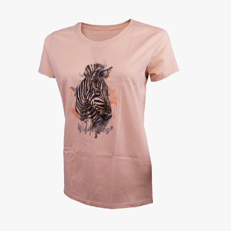 Wildebees Womens Serenity Short Sleeve Tee Parchment Spandex Blend Rayon Blend Denim Blend Wildebees Womens Serenity Short Sleeve Tee Parchment Spandex Blend Rayon Blend Denim Blend